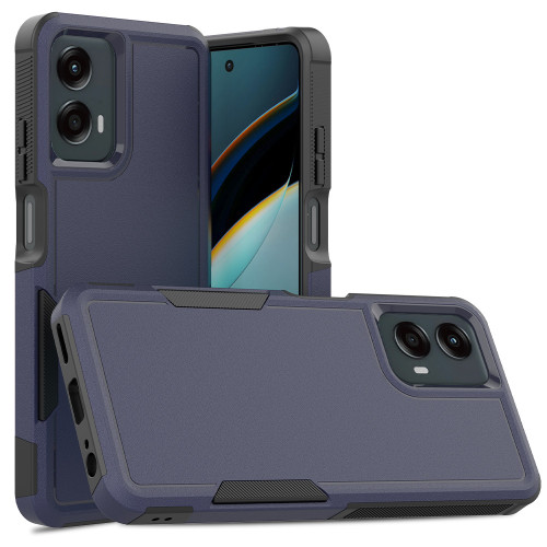 Moto G 5G 2024 2 in 1 PC + TPU Phone Case - Dark Blue